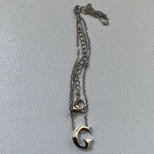 Sterling "G" Necklace